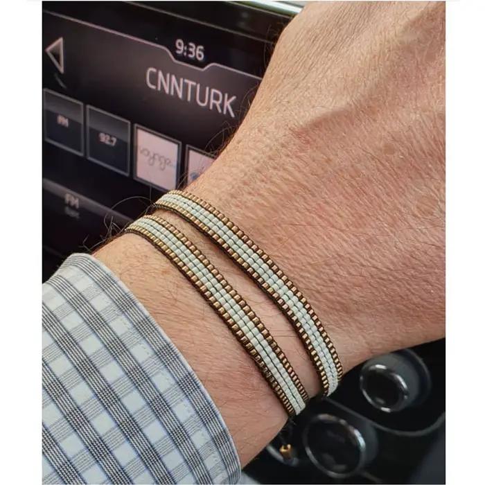 KELITCH nouvelles femmes Bracelets amitié Bracelet chaîne Boho Miyuki verre graine perle à la main tissé Wrap Bracelet bijoux réglable
