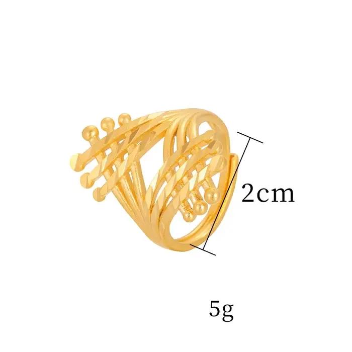Bague en or 18 carats pour femmes, style classique, mariage, anniversaire, port quotidien, cadeau pour occasions spéciales