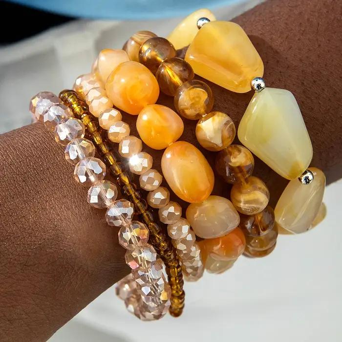 Bracelet en perles de verre bohème Tocona