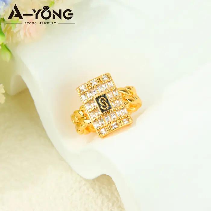 Parure de bijoux en zircone plaquée or 24 carats style italien et hip hop pour femmes arabes occasions spéciales et fêtes