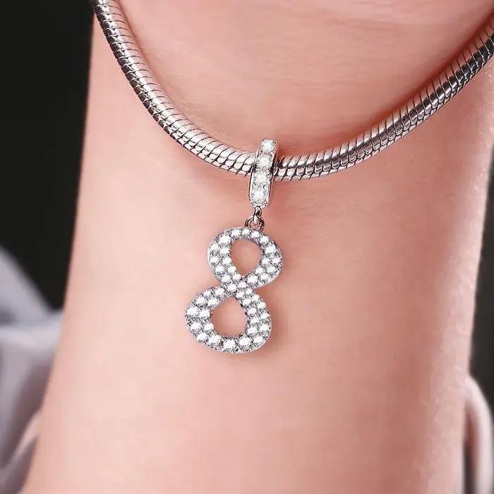 Nouveauté 2026 : Perles pendentifs numérotées en argent 925 pour bracelets