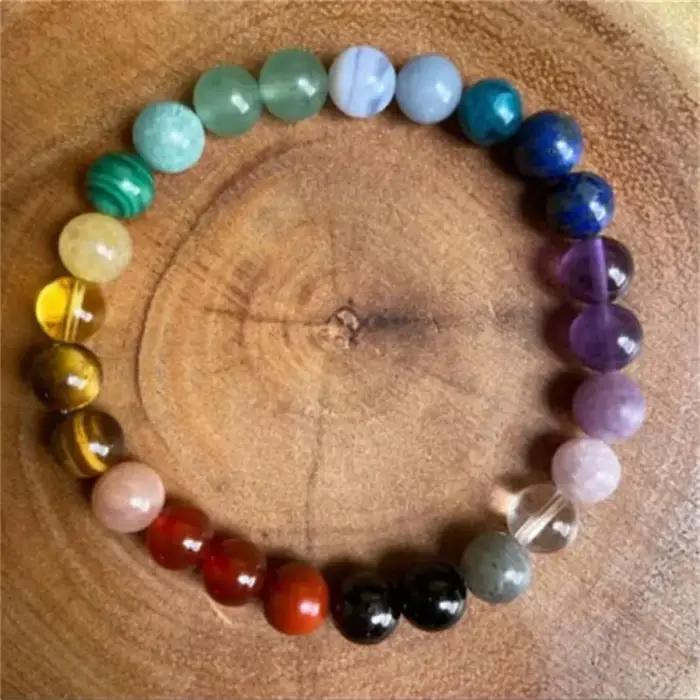 Bracelet de guérison yeux de tigre et améthyste bijou yoga chakra pour femme occasions spéciales cadeau spiritualité