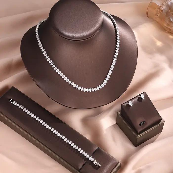 Ensemble de bijoux ZAKOL de luxe avec bracelet
