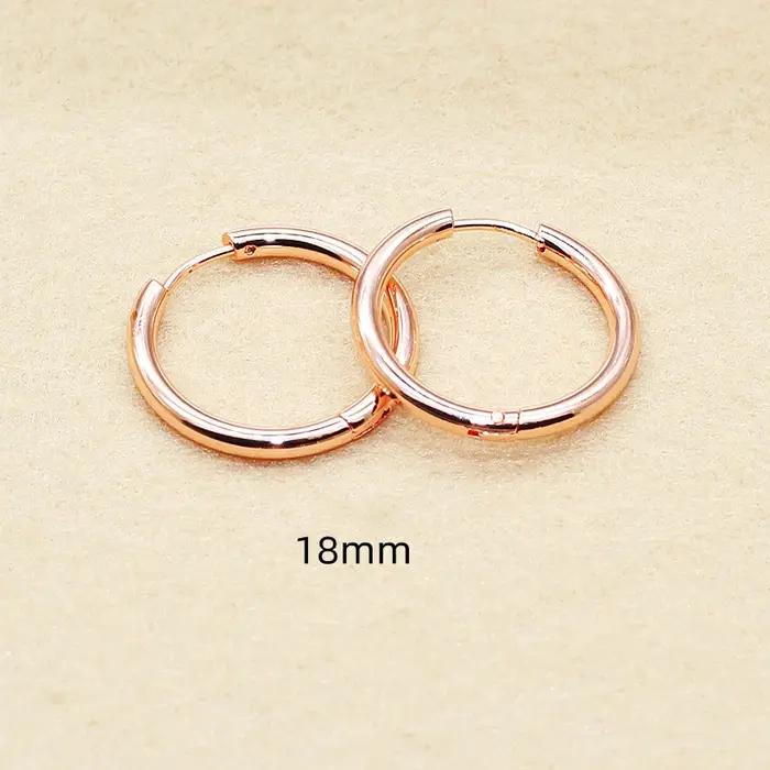 Boucles d'oreilles en acier inoxydable pour femmes