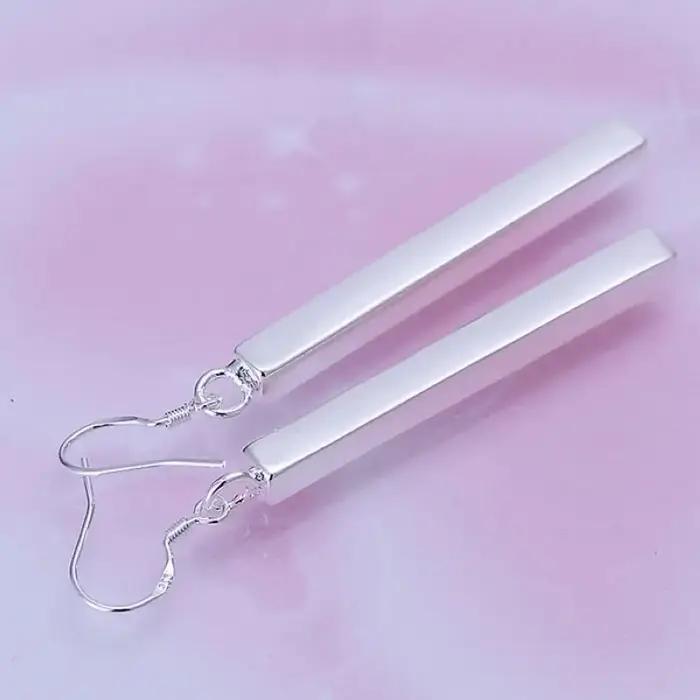 Boucles d'oreilles pendantes en argent sterling 925
