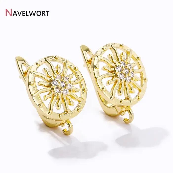 Boucles d'oreilles Shvenzy Sun plaquées or 18 carats
