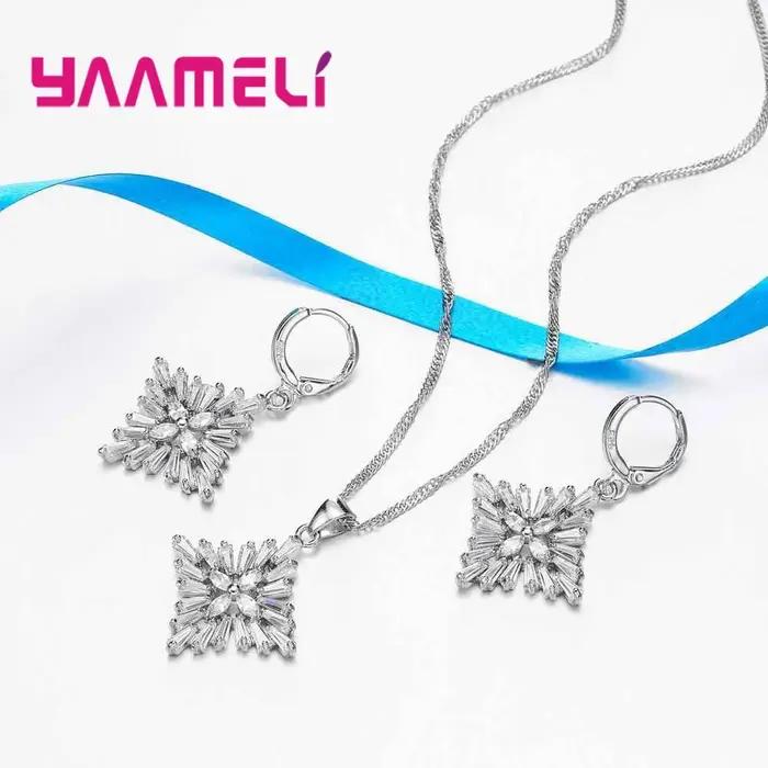 Ensemble de Bijoux avec Document Argenté pour Femme