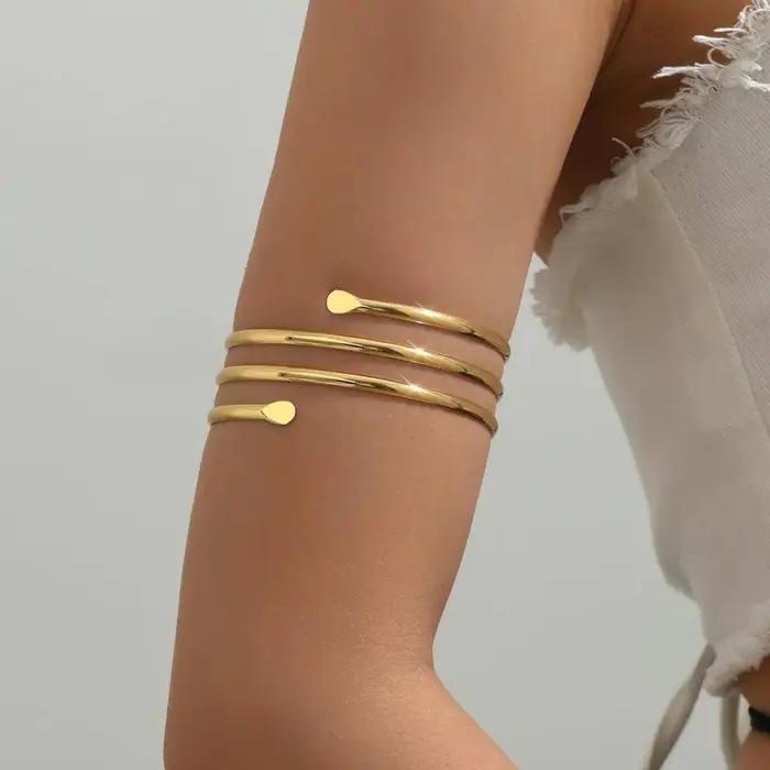 Bracelet manchette du haut du bras pour femmes