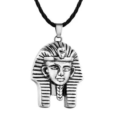 Bijoux religieux de style antique égyptien, pyramide Illuminati, croix, chat, breloque, tête de boud