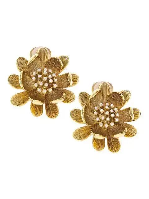 Nouveau Collier Femme en Émail à Motif Floral, Style Rétro Exagéré, Niche Vintage, Bijoux Européens