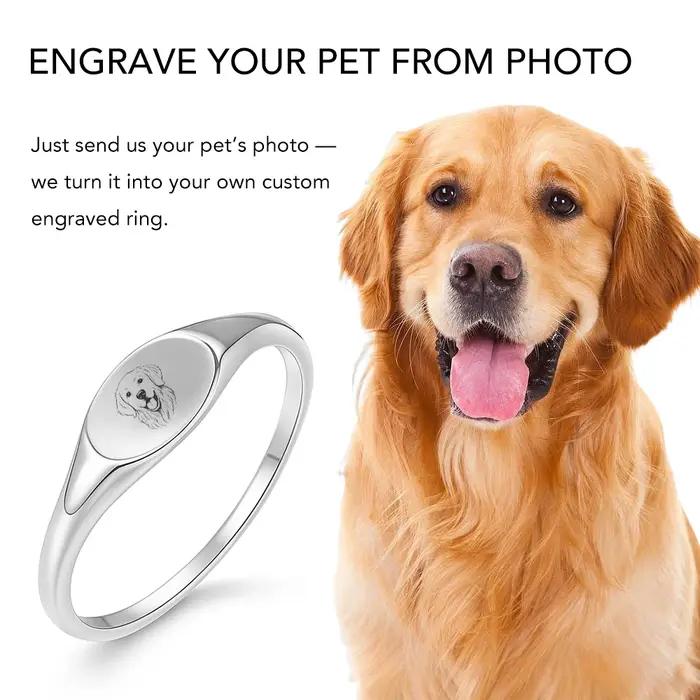 Bague chevalière gravée personnalisée en argent Sterling 925 véritable pour femmes et hommes