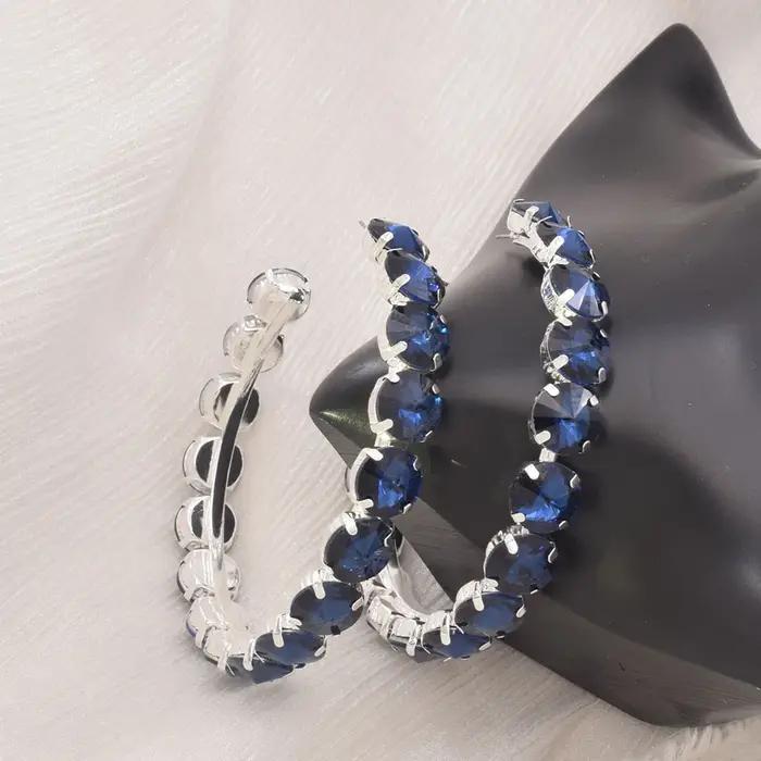 CuiEr-Boucles d'oreilles créoles rondes classiques pour femmes