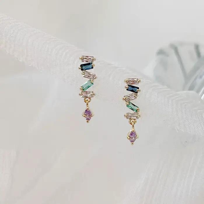 Boucles d'oreilles serpent simples en argent Sterling 925 pour femmes, boucles d'oreilles à pampille