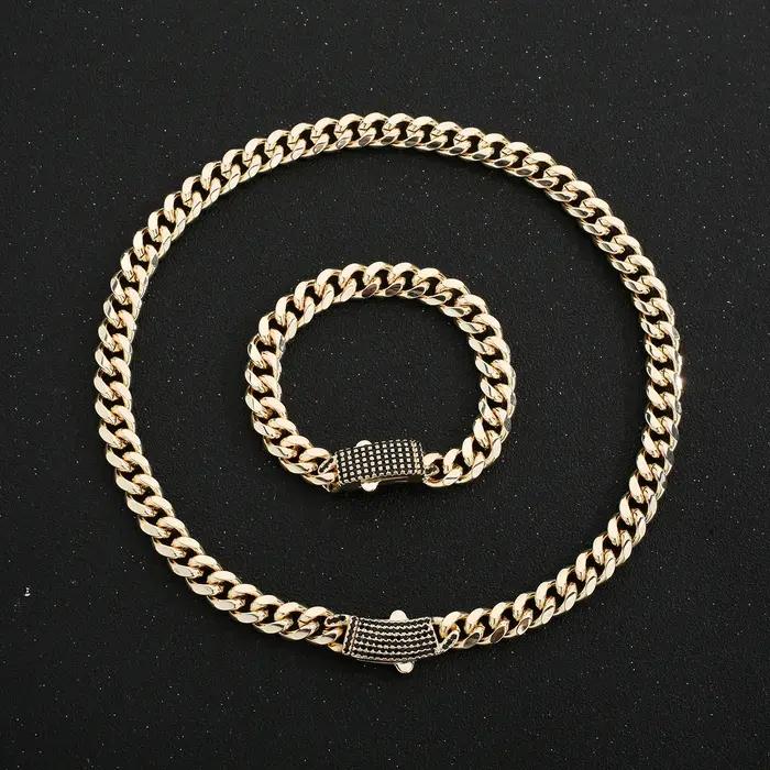 Bracelet et collier de luxe Monaco en zircon blanc