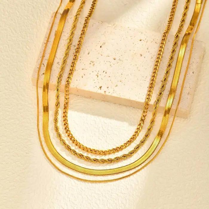 Collier nœud à breloques en acier inoxydable pour femme