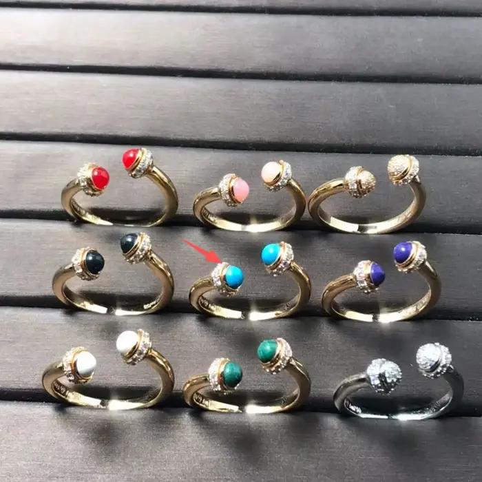 Bague Rotative en Argent 925 Plaquée Or avec Agate Naturelle pour Fiançailles Mariage Soirées Élégantes Occasions Spéciales