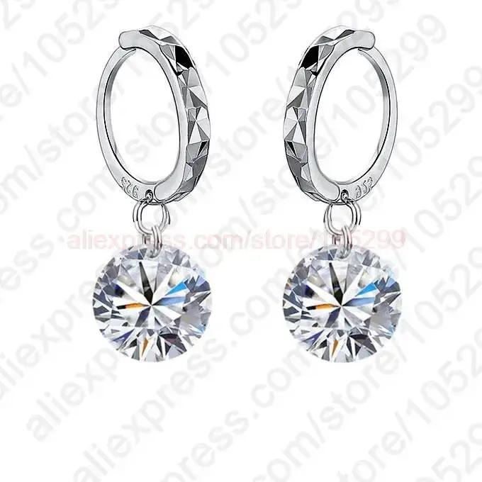 Boucles d'oreilles personnalisées en argent regardé 925 pour femmes