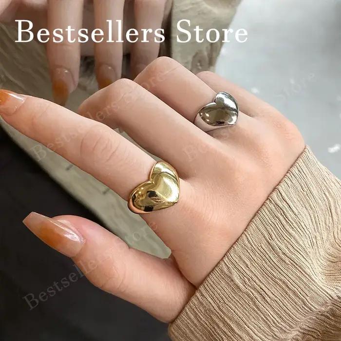 Bague en argent sterling 925 / plaqué or 18 carats