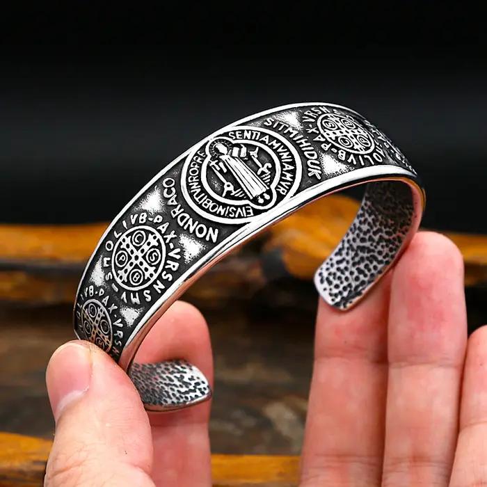 Bracelet exorcisme Vintage Saint benoît pour hommes et femmes