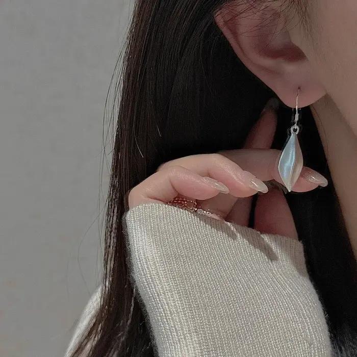 Boucles d'oreilles en argent Sterling 925 forme de fleur géométrique bijoux moderne pour femmes occasions spéciales cadeau elegance