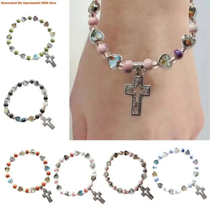 Bracelet de perles breloque Bracelets élastiques