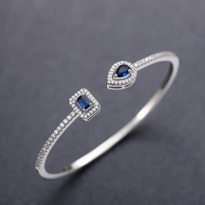 Huitan – Bracelet manchette de luxe pour femmes