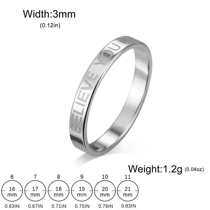 Bague de doigt avec nom gravé pour Couple de mariage, cadeau personnalisé pour femmes et hommes, bij