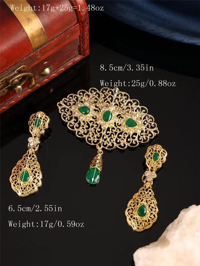 Ensemble de bijoux de mariage marocain pour mariée
