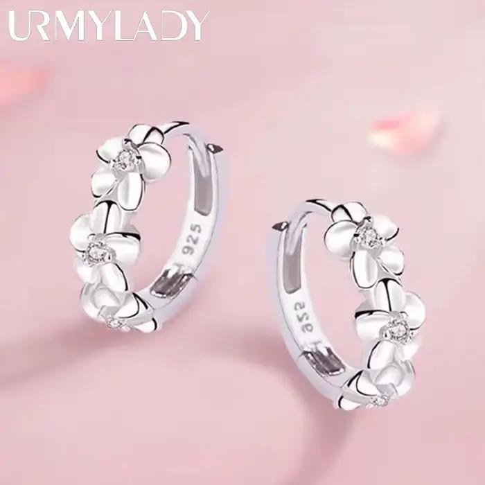 Boucles d'oreilles à aiguilles en argent Sterling 925 pour femmes, bijoux de mariage de haute qualit