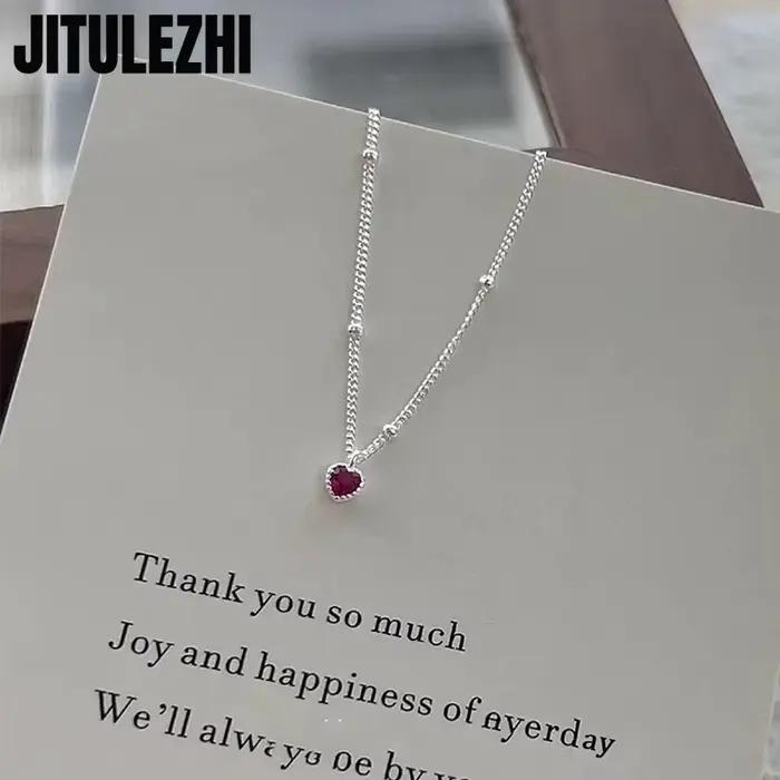 Collier pendentif en argent Sterling 925 pour femmes, bijoux d'amour, petit Mini pendentif en forme