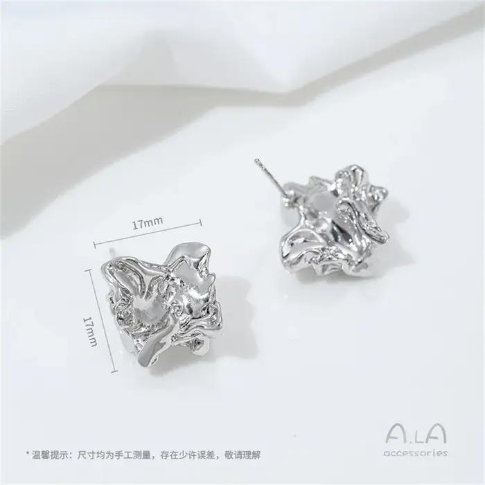 Boucle d'oreille multi-suspension plaquée or 14 carats