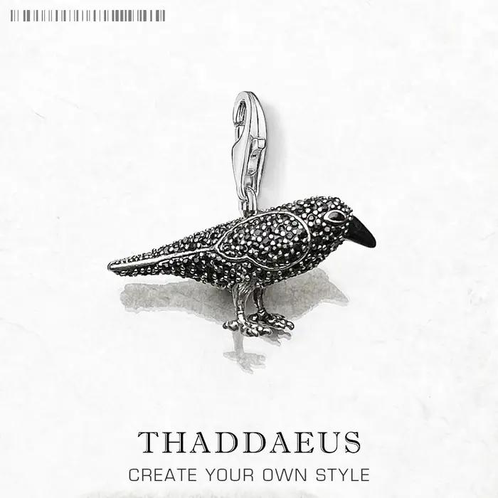 Pendentif corbeau pavé, nouveaux Bijoux à la mode, Bijoux de Style européen, cadeau en argent tendance pour femmes