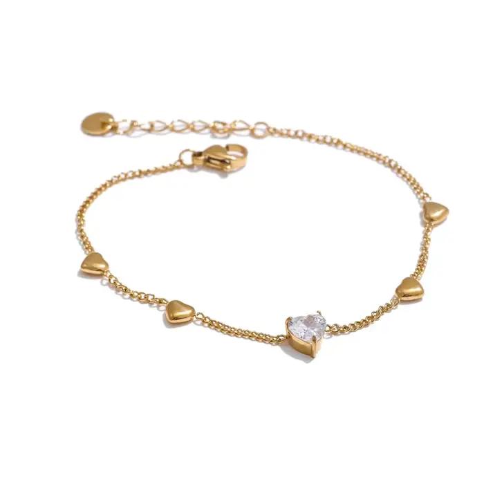 NiNice – Bracelet Original en acier inoxydable pour femmes, bijoux sélectionnés, tendance, marque de