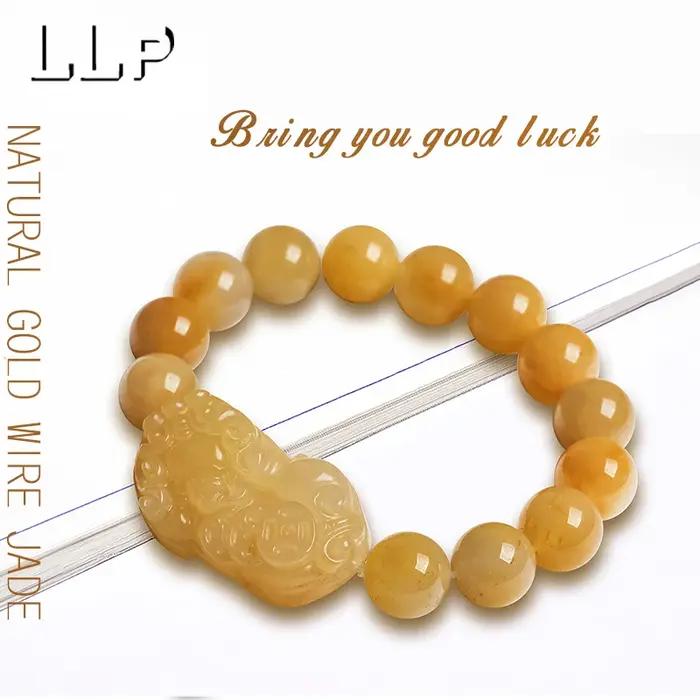 Bracelet Pi Xiu en Jade naturel sculpté à la main