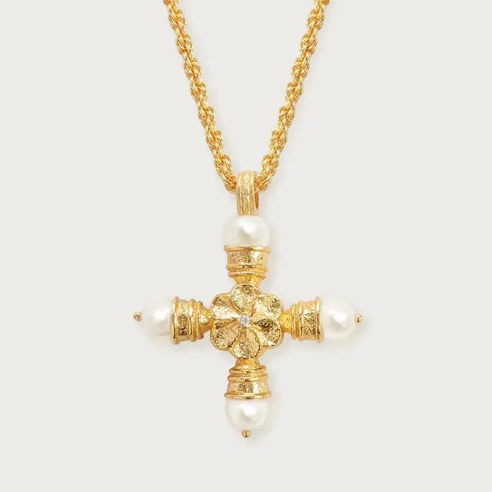 Nouveau Collier Géométrique en Perles et Zircon 2026 pour Femmes et Filles – Bijou Tendance Simple avec Perles Baroques