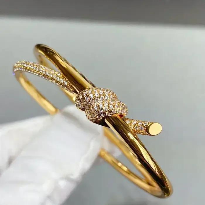 SFE – bracelet européen en or rose pour femmes