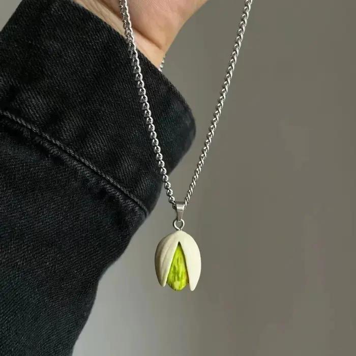 Collier pendentif pistaches mode animal de compagnie cuir colliers ras du cou alliage de zinc femmes occasions spéciales