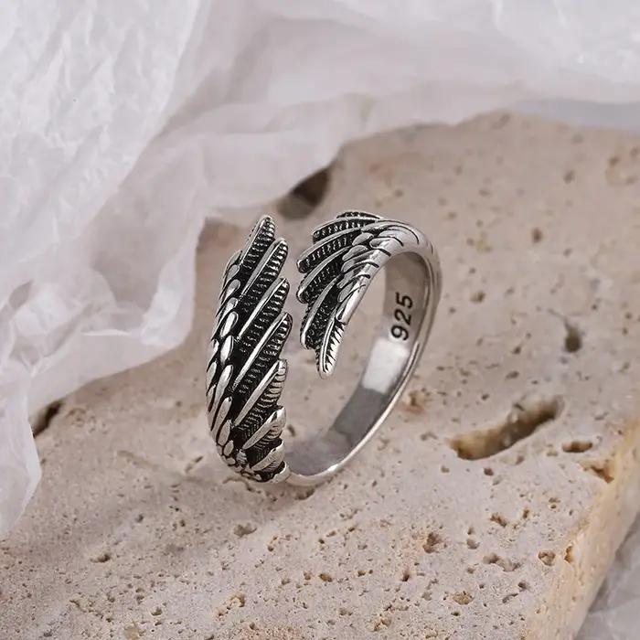 Bague en argent sterling 925 sertie de plume pour femmes occasions spéciales mariage fiançailles elegance accessoris elegance elegance elegance elegance elegance elegance elegance elegance elegance elegance elegance elegance elegance elegance elegance elegance elegance elegance elegance elegance ele