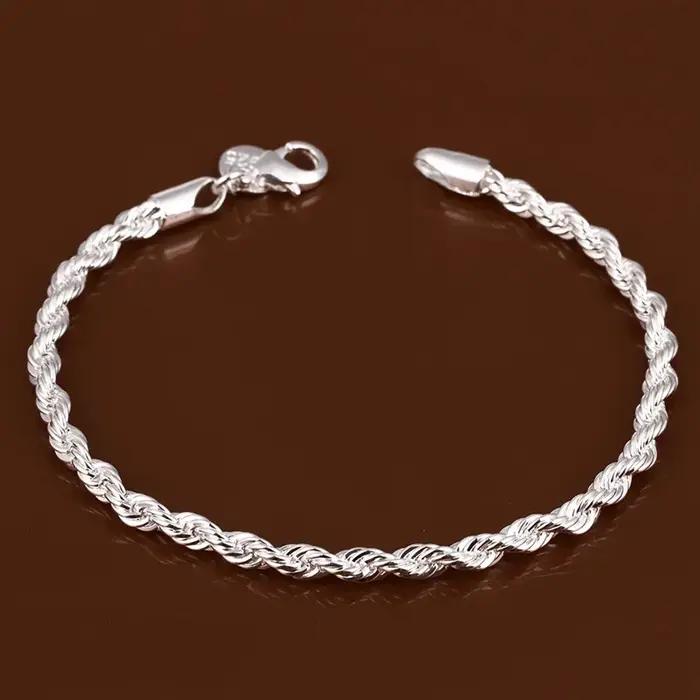 Ensemble de bijoux plaqués argent pour femmes et hommes