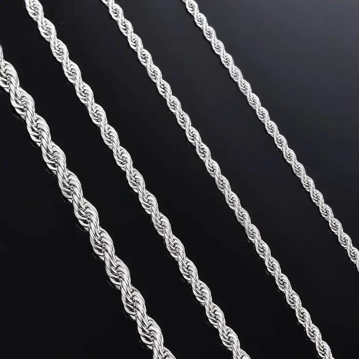 Collier de ULen argent regardé 925 pour hommes et femmes