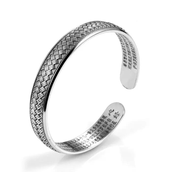 Bracelet jonc rond en argent sterling 925 pour femmes occassions spéciales mariage cadeau bijoux élégants