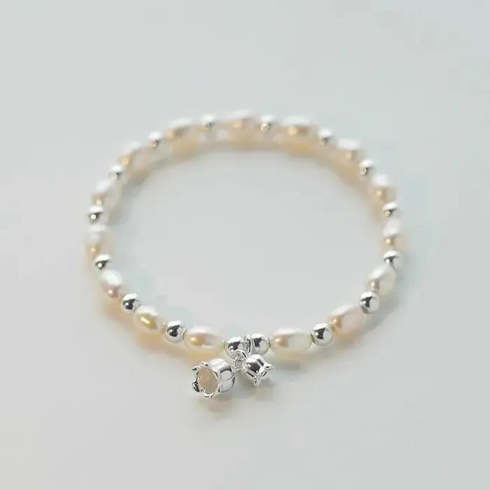Bracelet en argent Sterling 925, perles de fleur de lys, Punk géométrique pour femmes et filles, bijoux à la mode, cadeau, livraison directe, vente en gros