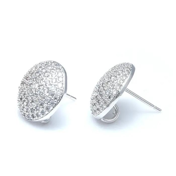 Boucles d'Oreilles en Plaqué Or 18K de 12mm/14mm pour Femme, Accessoires de Bijoux Intemporels et Luxe Occasions Spéciales