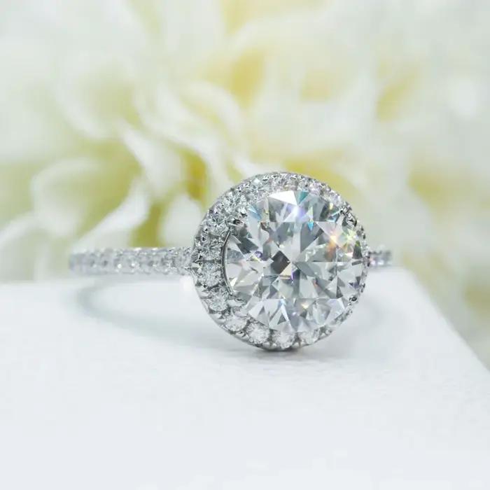 Bague classique en argent Sterling 925 pour femmes