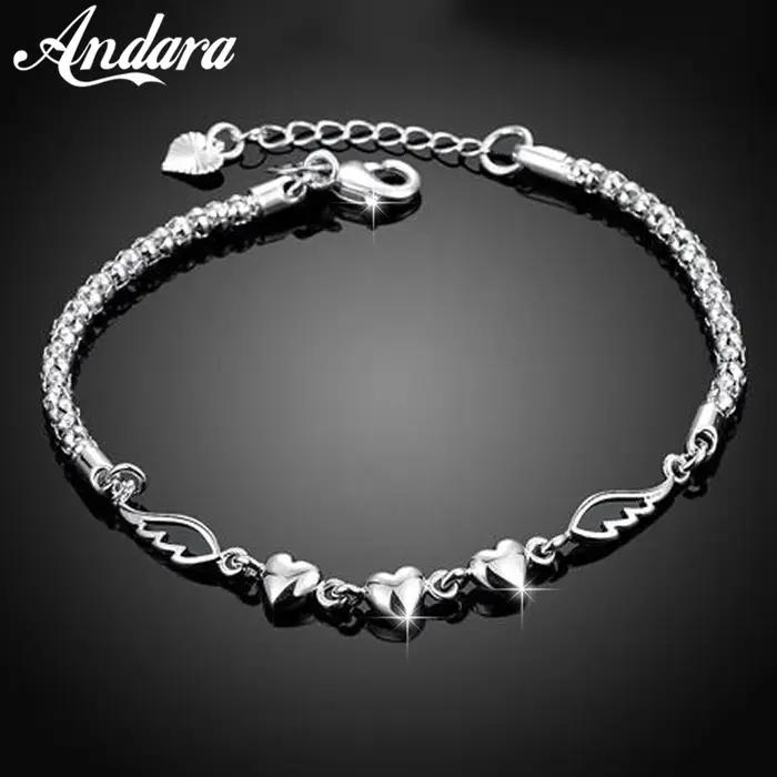 Bracelet à brins en argent sterling 925 motif perle de raisin pour femme et homme