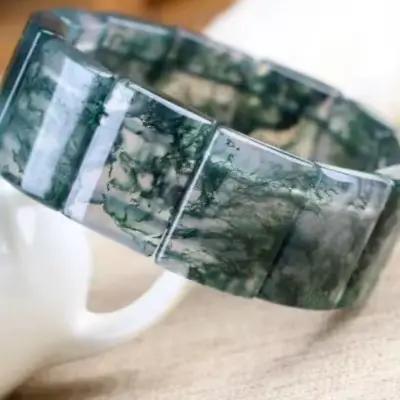 Bracelet en agate aquatique naturelle
