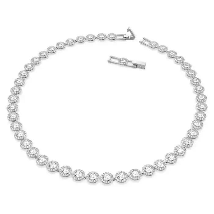 Ensemble de bijoux rond très vendu, boucles d'oreilles, bracelet, collier uniques, pour le quotidien, les fêtes et les banquets.