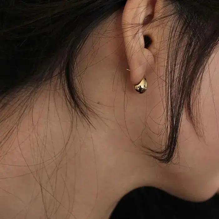 Boucles d'oreilles goutte d'eau en argent Sterling 925 pour femmes