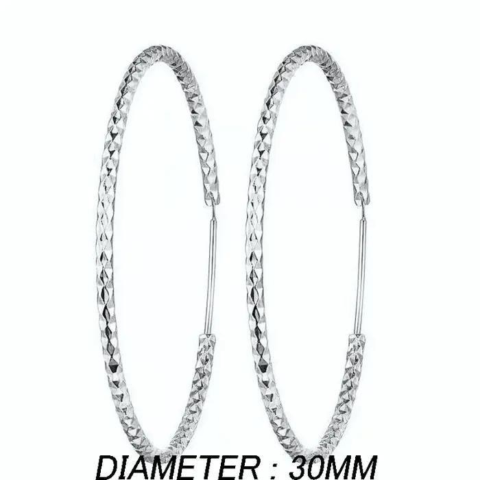 Somilia-boucles d'oreilles créoles à la mode pour femmes, nouvelle Collection 100% bijoux en argent