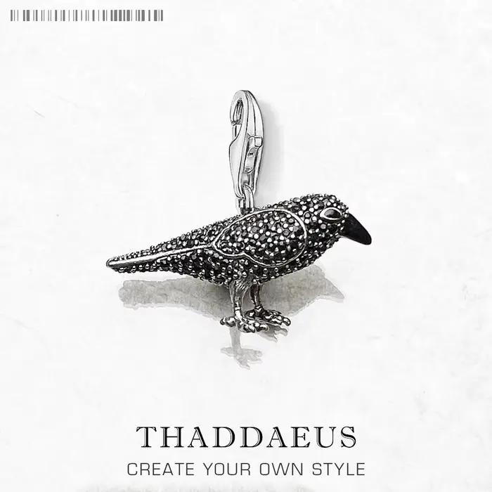 Pendentif corbeau pavé, nouveaux Bijoux à la mode, Bijoux de Style européen, cadeau en argent tendan